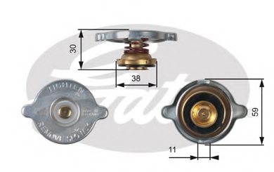 GATES RC102 Radiator Cap